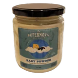 נר ריחני סופרנובה פינוק כחול Baby Powder נר ריחני סופרנובה פינוק כחול Baby Powder