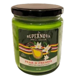 נר ריחני סופרנובה פרחי אגס Pear & Fressia נר ריחני סופרנובה פרחי אגס Pear & Fressia